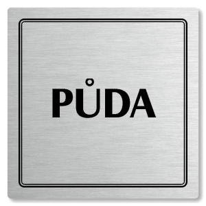 Půda, 118x118mm, stříbrná, Utah